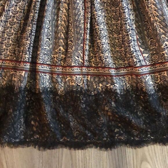 ANTHROPOLOGIE VANESSA VIRGINIA AUGUSTA OFF SHOULDER SWINGY LACE TOP SIZE XSP - Picture 6 of 10